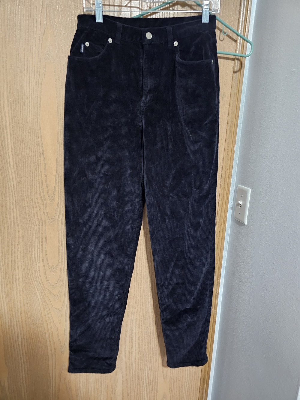 Vintage Lauren Ralph Lauren Corduroy Black Pants Size 8
